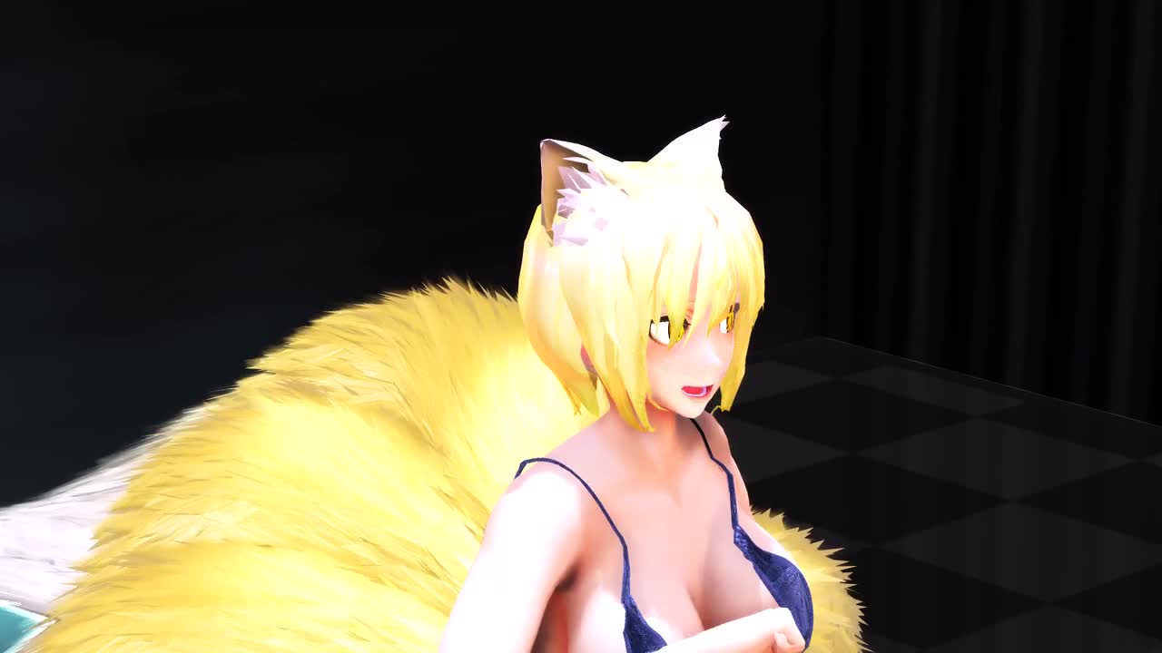 Mmd まっ さら ブルー ジーンズ 姉御 & 藍 様 東方