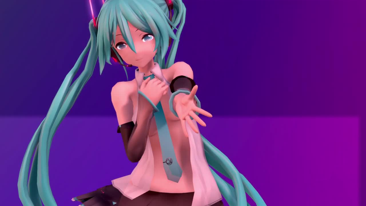 mmd iwara 服が映る