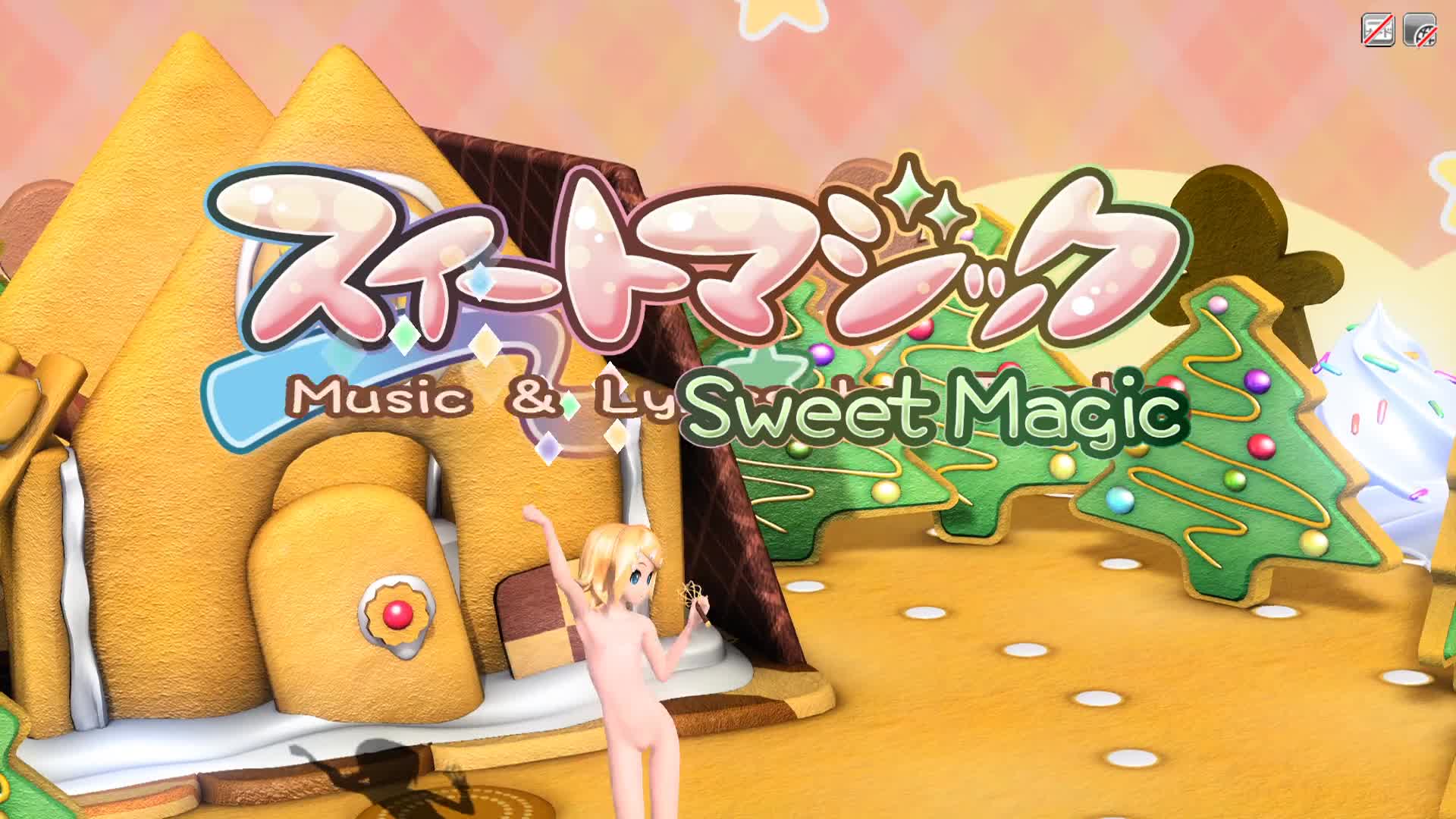 スイートマジック Sweet Magic 鏡音リン Kagamine Rin Flat Chest Nude Mod | Iwara