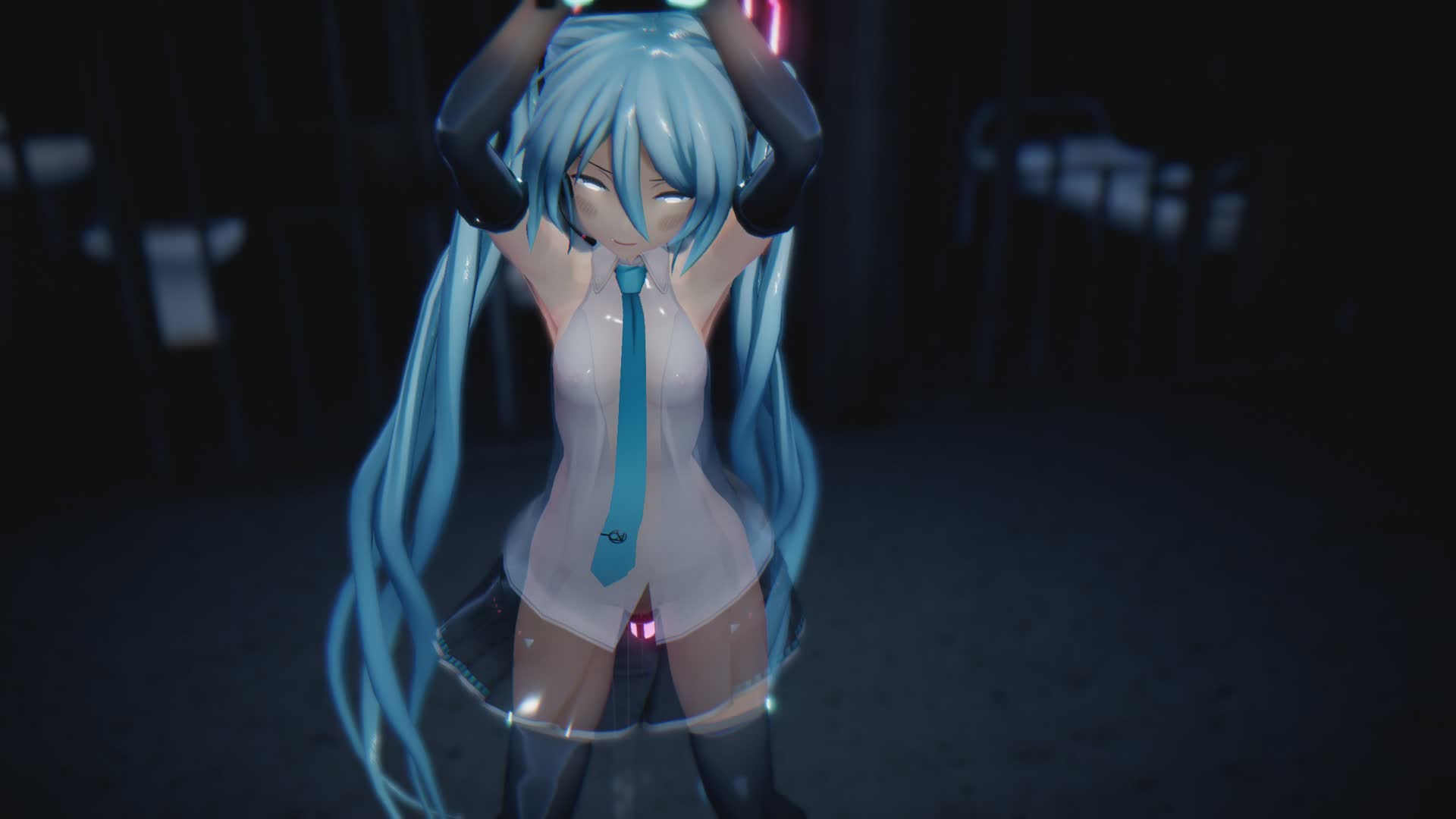 Hatsune Miku Bind Play [No sound] | Iwara