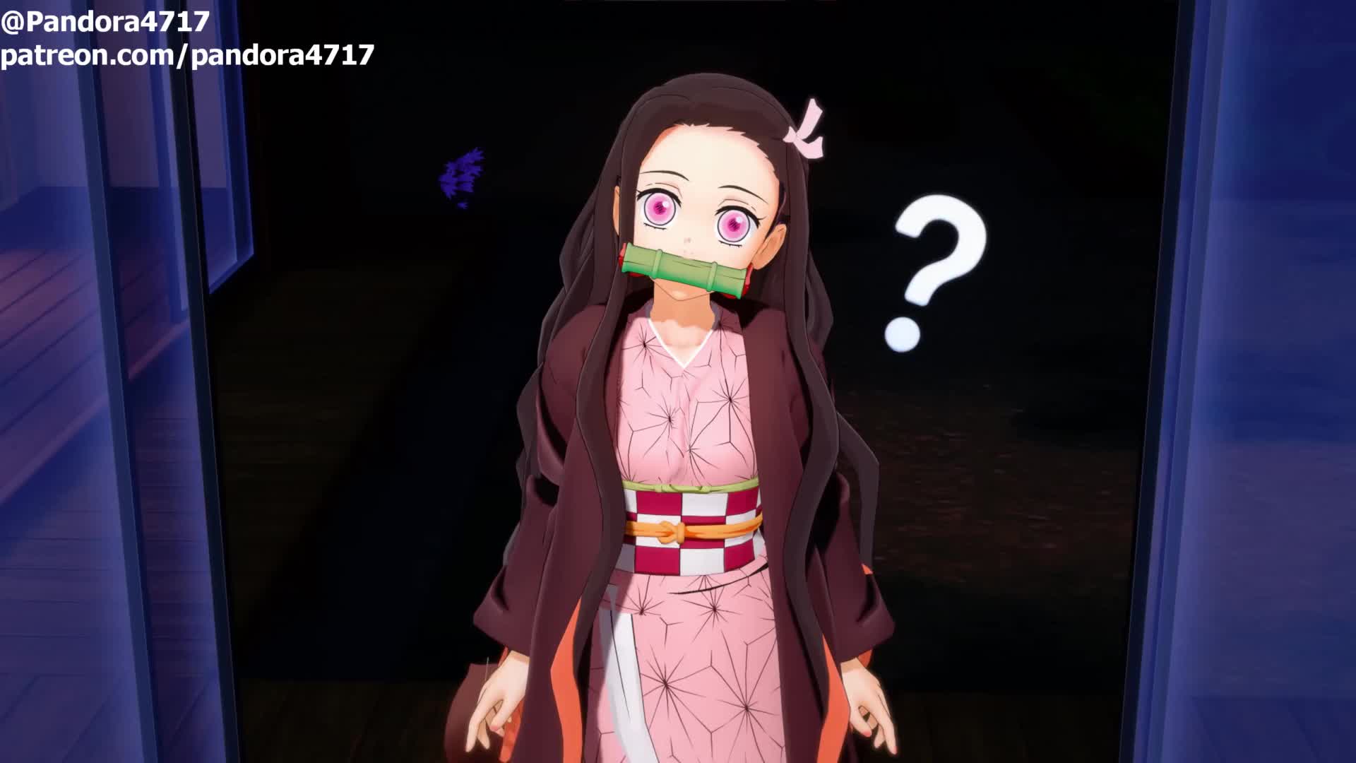 Night Visit from Nezuko | Iwara