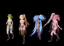 mmd r-18 デフォ服ミクさんトリオでチョコレイトディスコ コレクション iwara